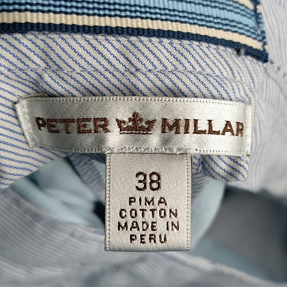 Peter Millar Washed Twill Shorts in Faded Blue - Picture 7 of 7
